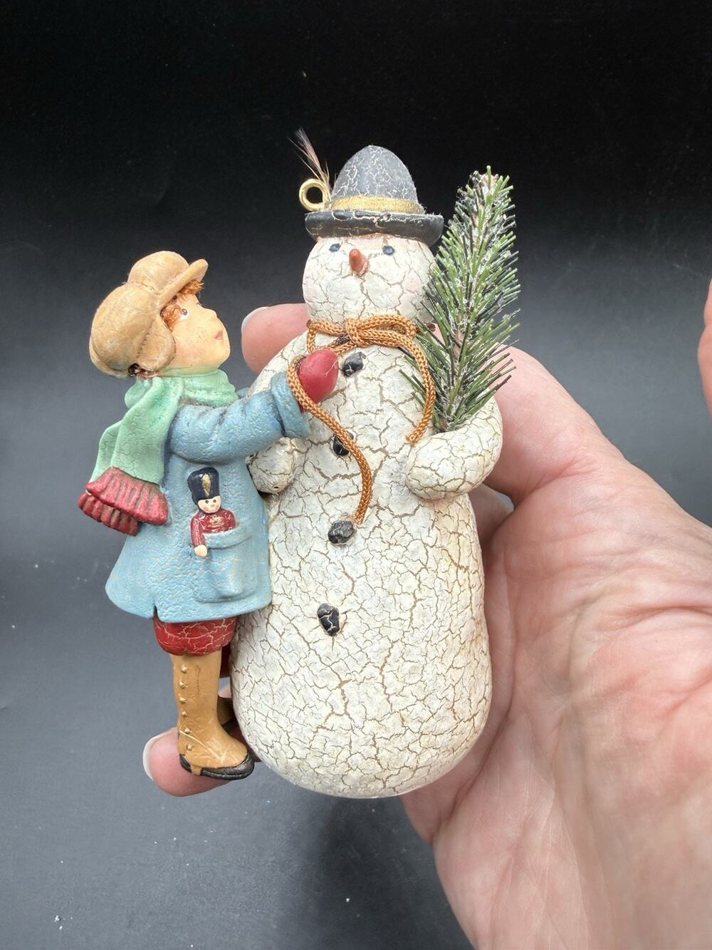 Hallmark Ornament A Very Merry Snowman 2003 Christmas Winter No Box -LO27